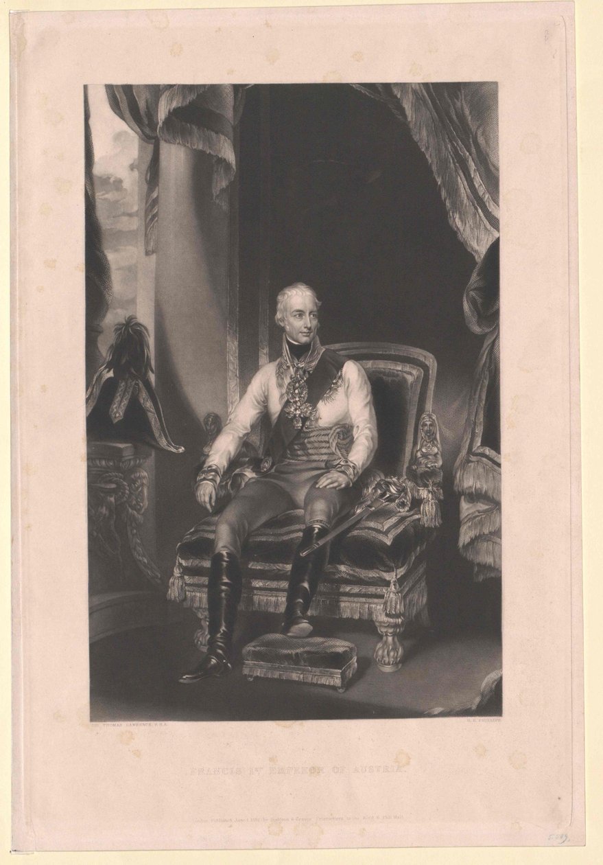 Císař Svaté říše římské František II. od Artist Unknown