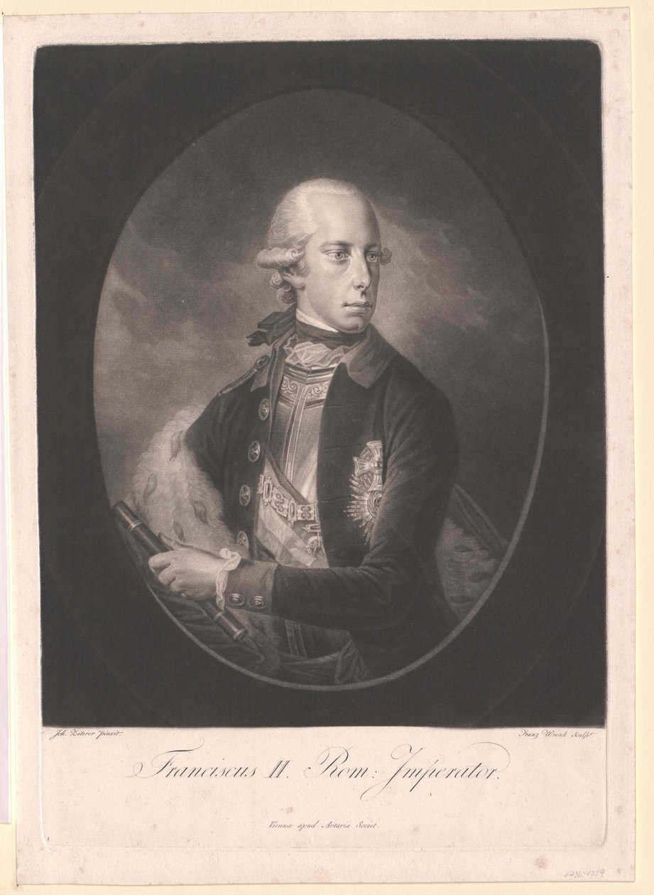 Císař Svaté říše římské František II. od Artist Unknown