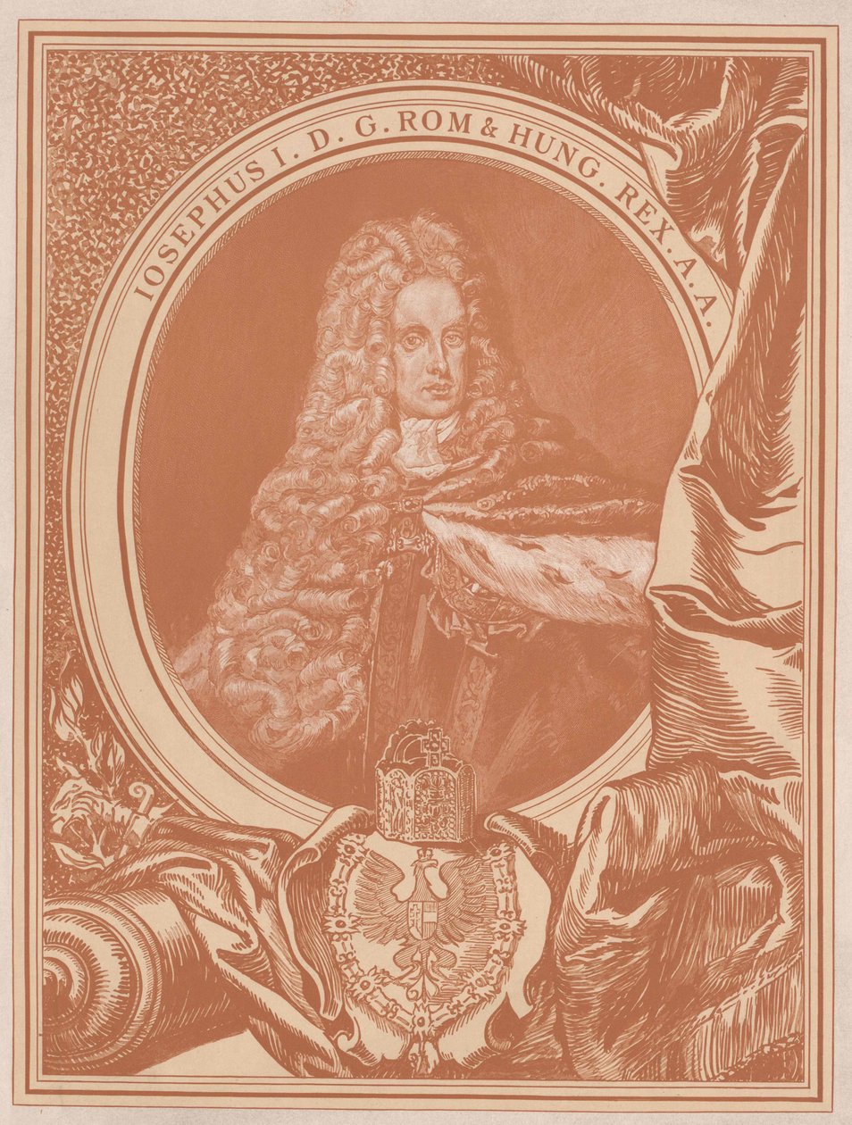 Císař Svaté říše římské Josef I. od Artist Unknown