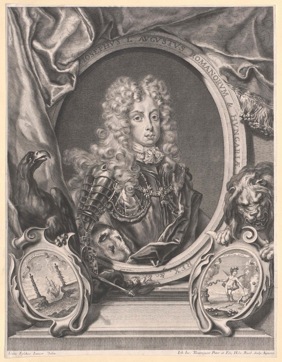Císař Svaté říše římské Josef I. od Artist Unknown