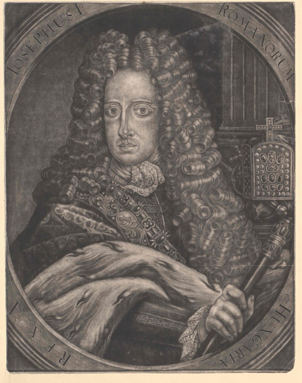Císař Svaté říše římské Josef I. od Artist Unknown