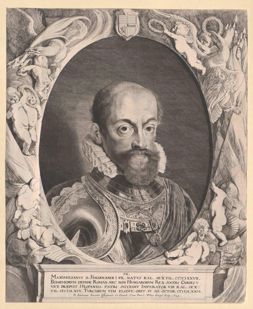 Císař Svaté říše římské Maxmilián II. od Artist Unknown