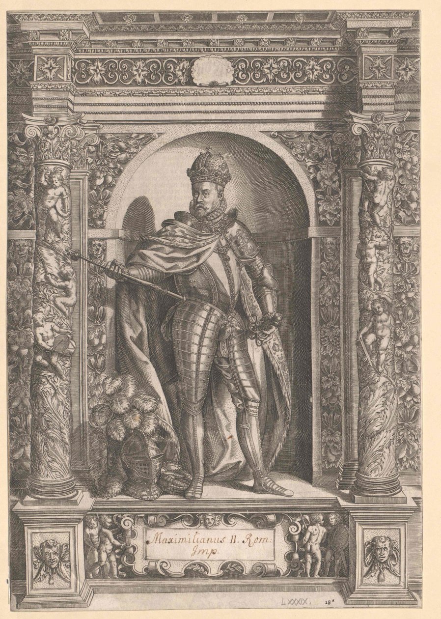Císař Svaté říše římské Maxmilián II. od Artist Unknown
