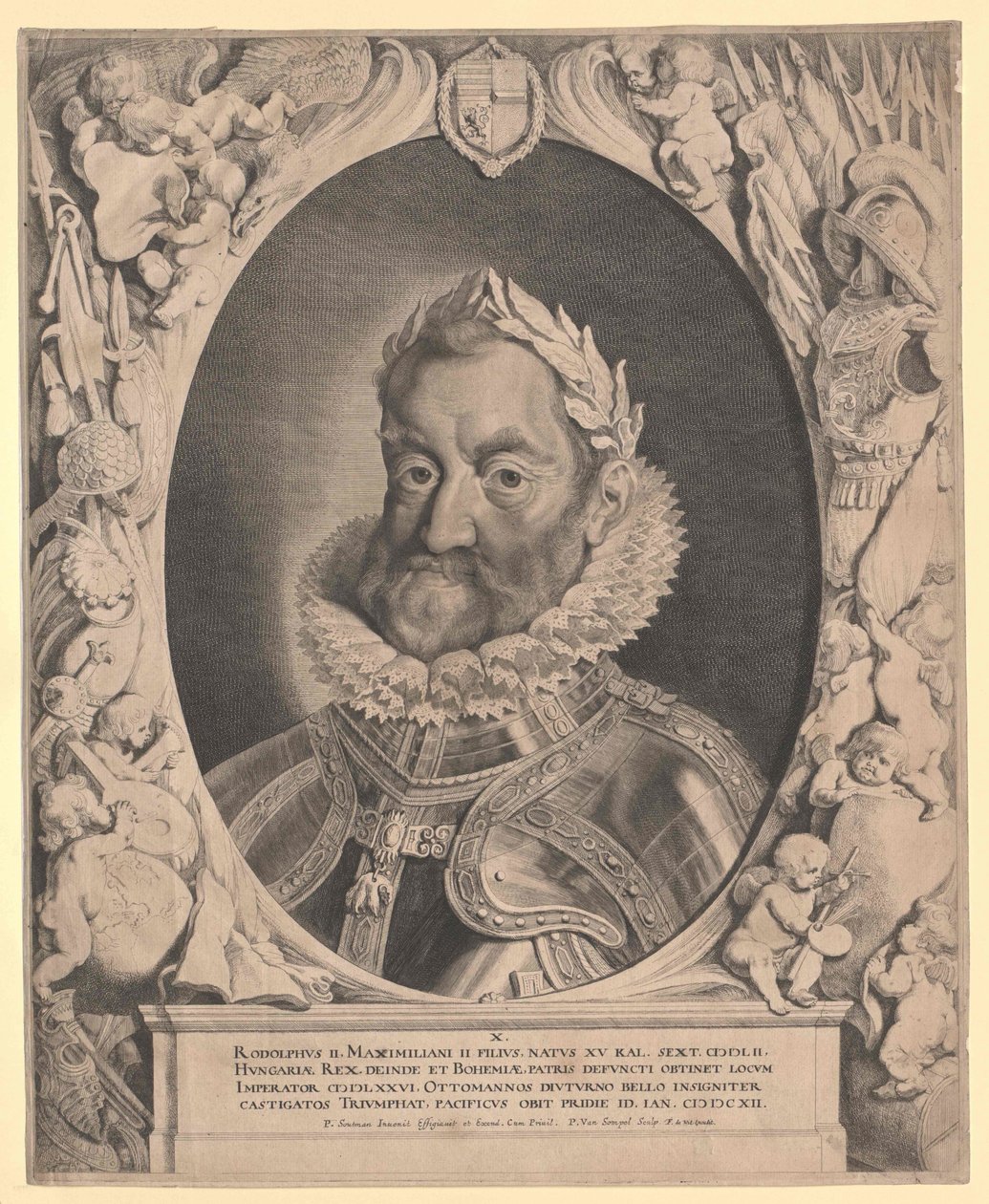 Císař Svaté říše římské Rudolf II. od Artist Unknown