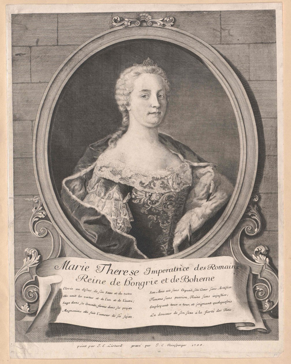 Svatá římská císařovna Marie Terezie od Artist Unknown