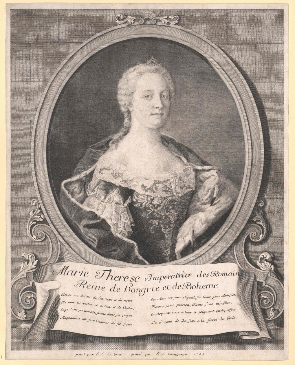 Svatá římská císařovna Marie Terezie od Artist Unknown