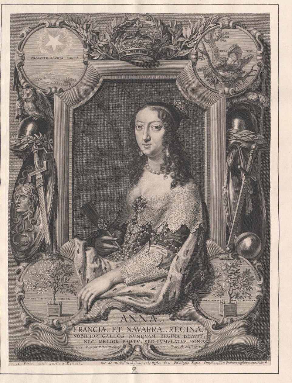 Španělská infantka Anna od Artist Unknown