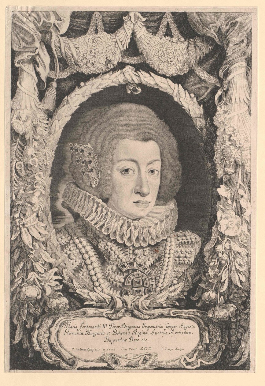 Španělská infantka Marie Anna od Artist Unknown