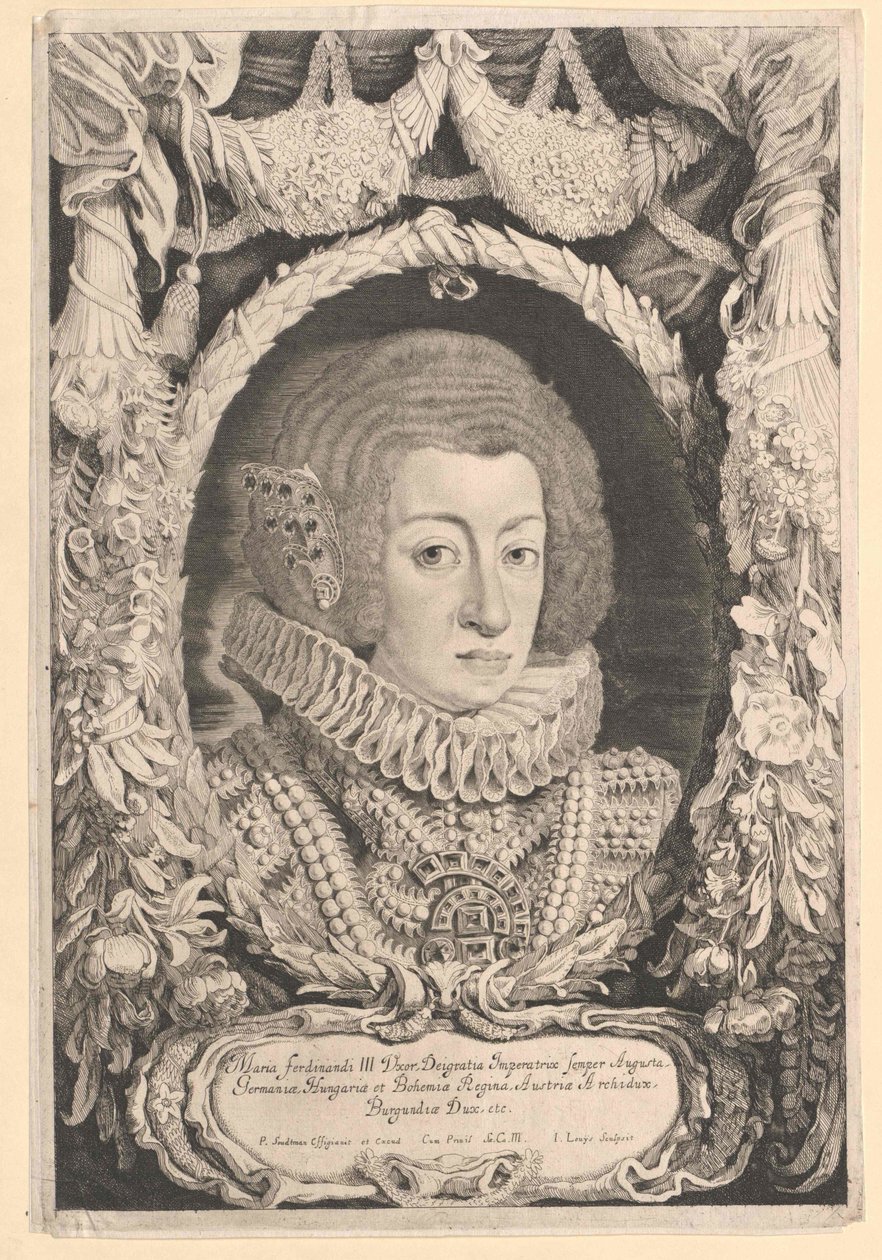 Španělská infantka Marie Anna od Artist Unknown