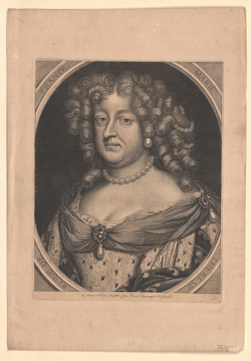 Španělská infantka Marie Terezie (tisk) od Artist Unknown