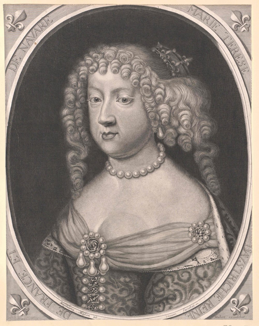 Španělská infantka Marie Terezie (tisk) od Artist Unknown