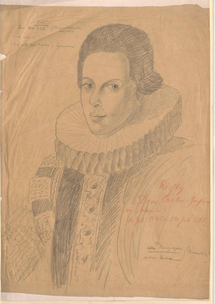 Španělský infant Karl od Artist Unknown