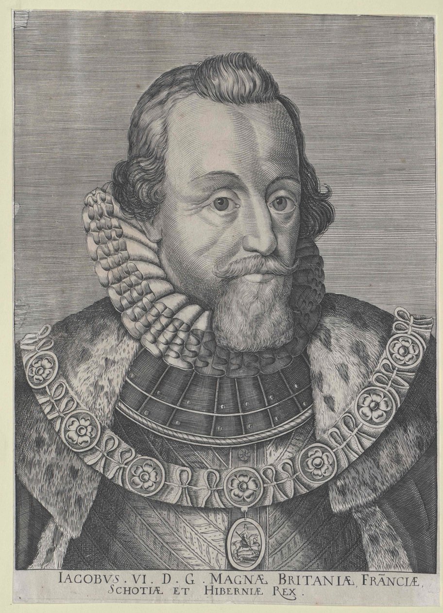 Jakob I., anglický král od Artist Unknown