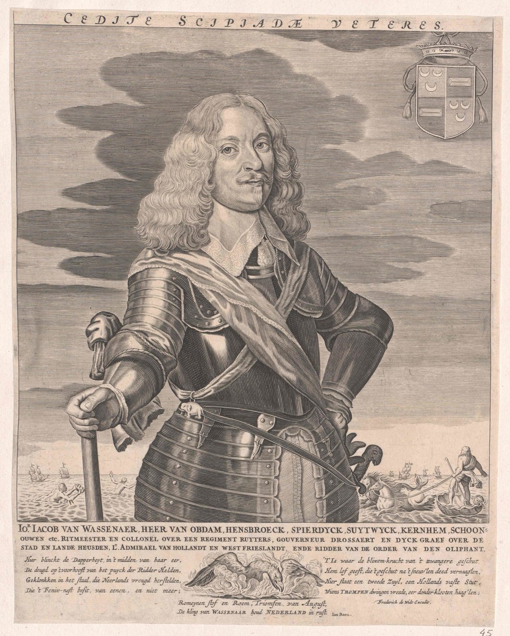 Jakob van Wassenaer-Obdam od Artist Unknown