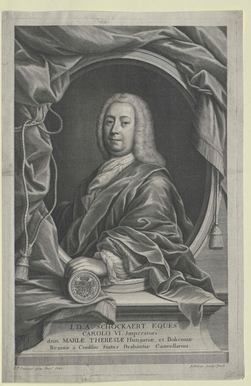 Jean Daniel Antoine Comte de Thirimont Scockart (print) od Artist Unknown