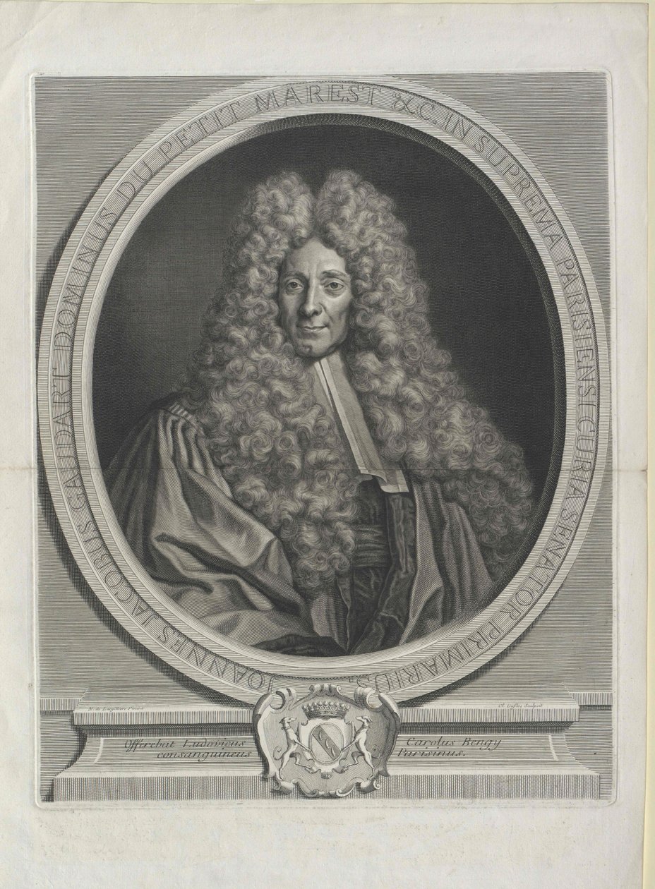 Jean Jacques Gaudar vy Petit Marest od Artist Unknown