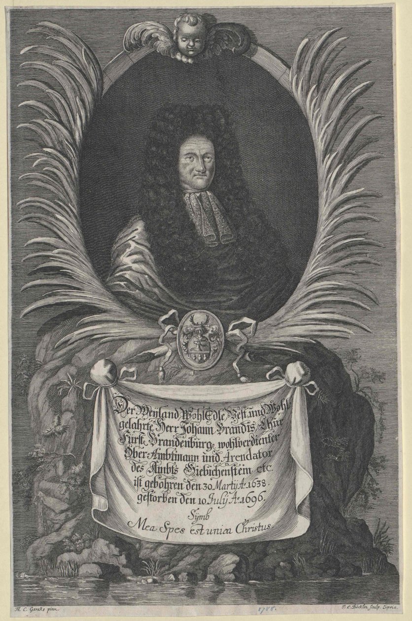 Johann Brandis (tisk) od Artist Unknown