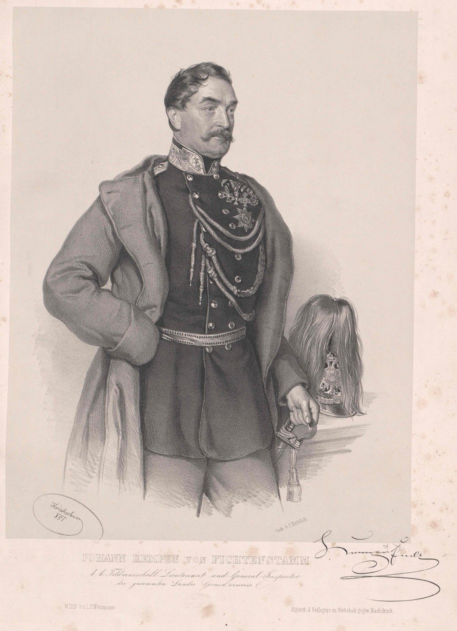 Johann Franz baron Kempen von Fichtenstamm od Artist Unknown
