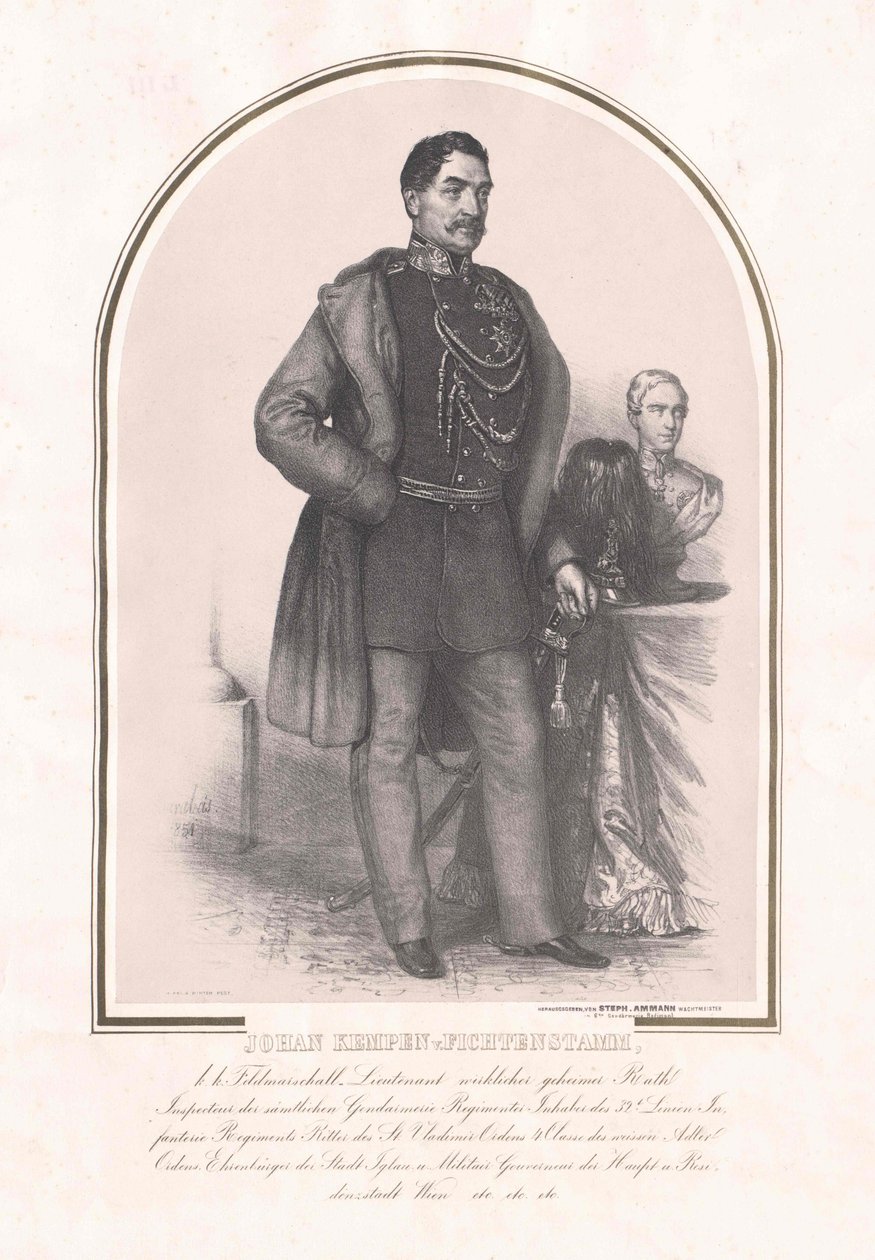 Johann Franz baron Kempen von Fichtenstamm od Artist Unknown