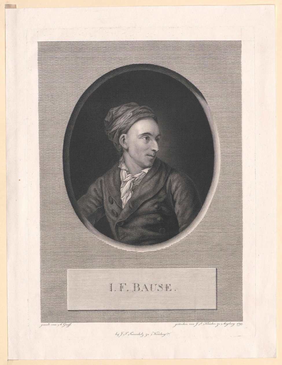 Johann Friedrich Bause od Artist Unknown
