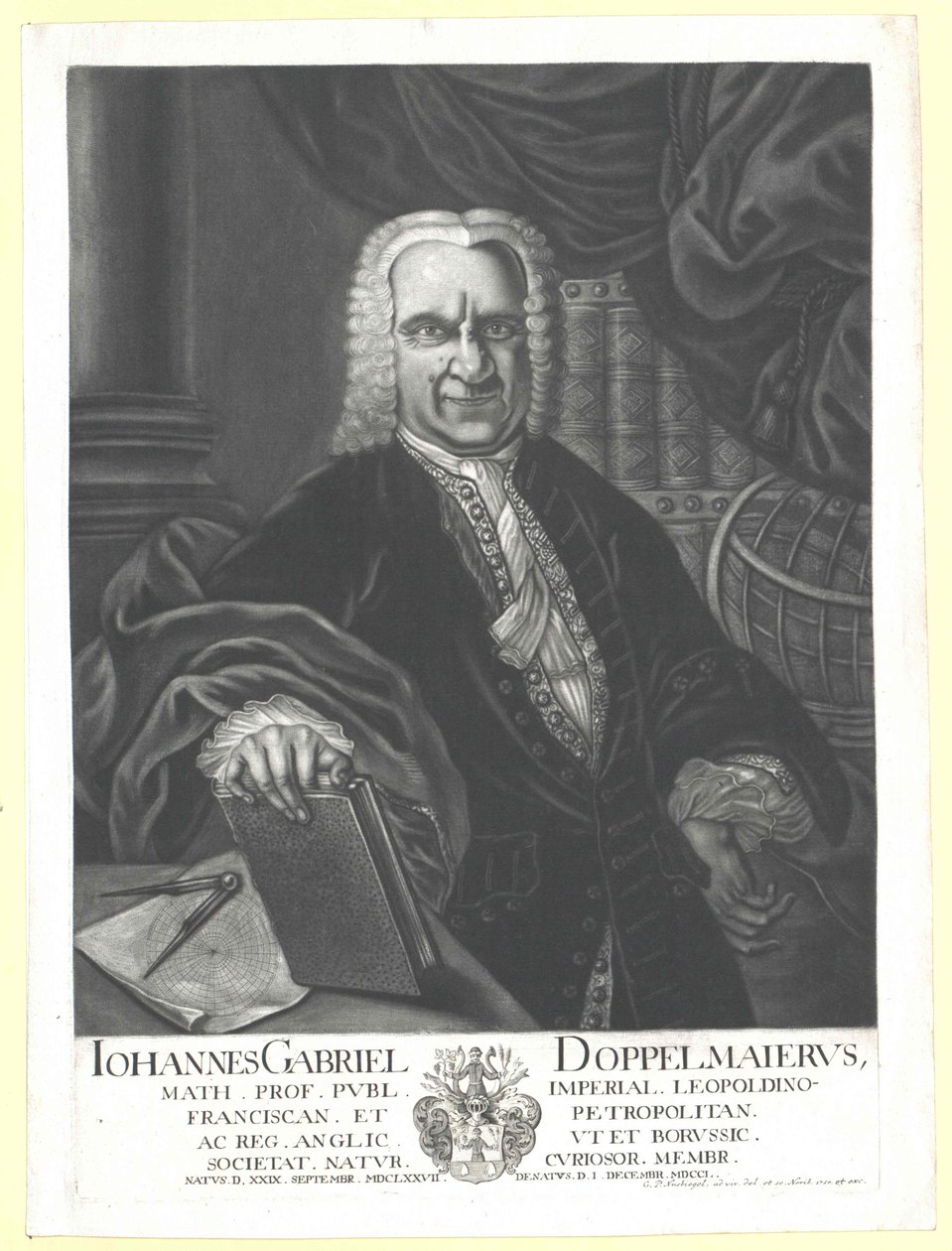 Johann Gabriel Doppelmayr od Artist Unknown