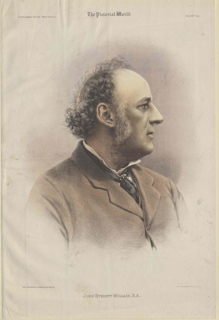 John Everett Millais (tisk) od Artist Unknown