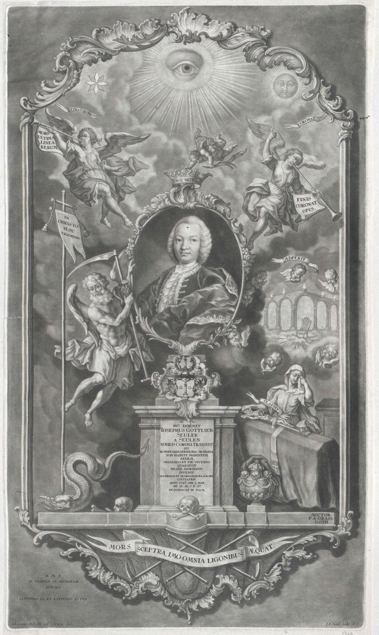 Joseph Gottlieb Seuler von Seulen (tisk) od Artist Unknown