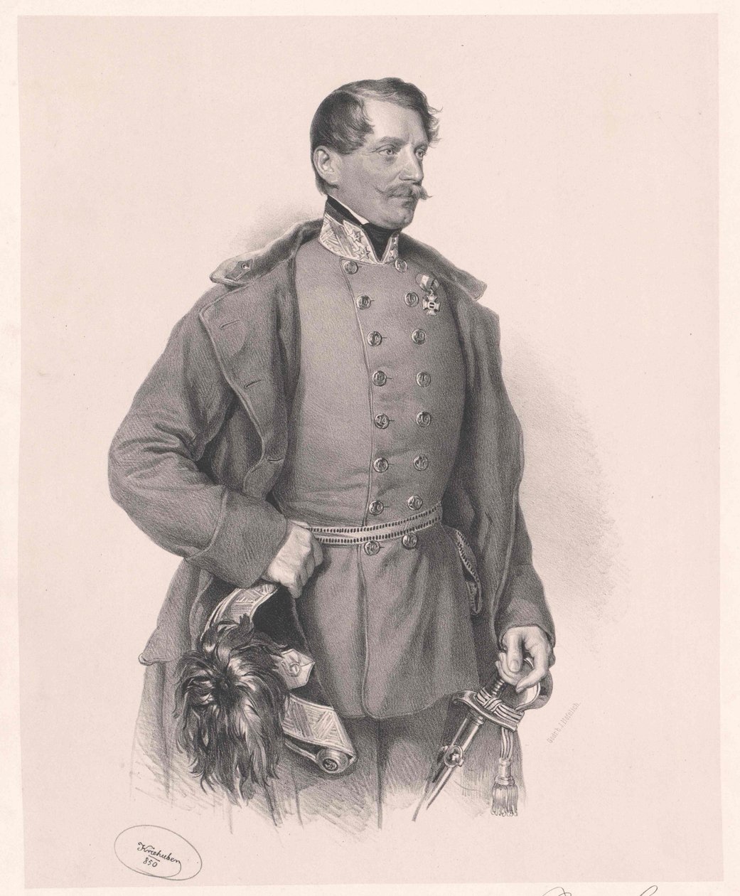 Joseph baron Jablonski del Monte Berico od Artist Unknown