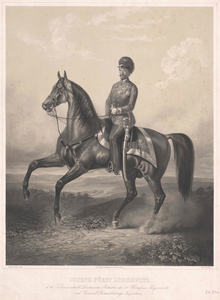 Joseph princ Lobkowitz od Artist Unknown