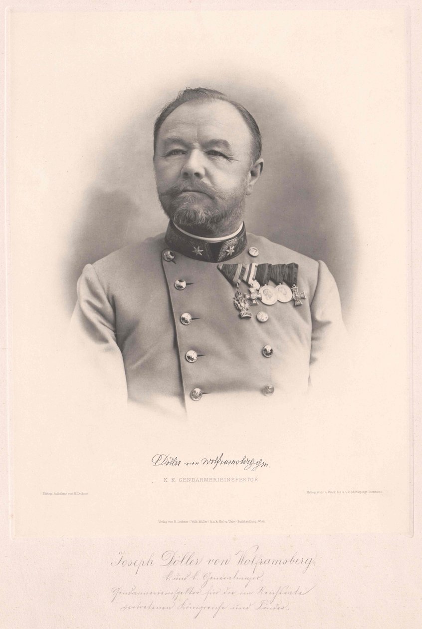 Joseph von Doeller-Wolframsberg (tisk) od Artist Unknown