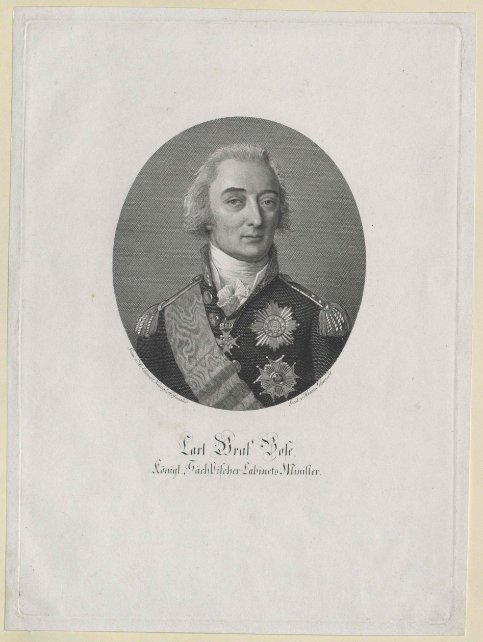 Karl Graf Bose (tisk) od Artist Unknown