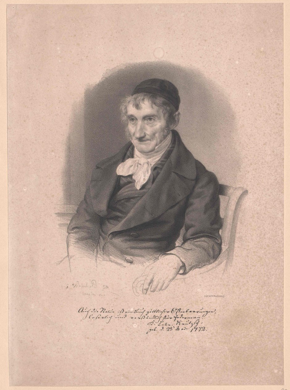 Karl Lebrecht Krutzsch (tisk) od Artist Unknown