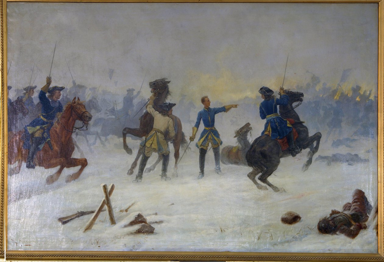 Semišový král Karel XII (Karl XII od Artist Unknown