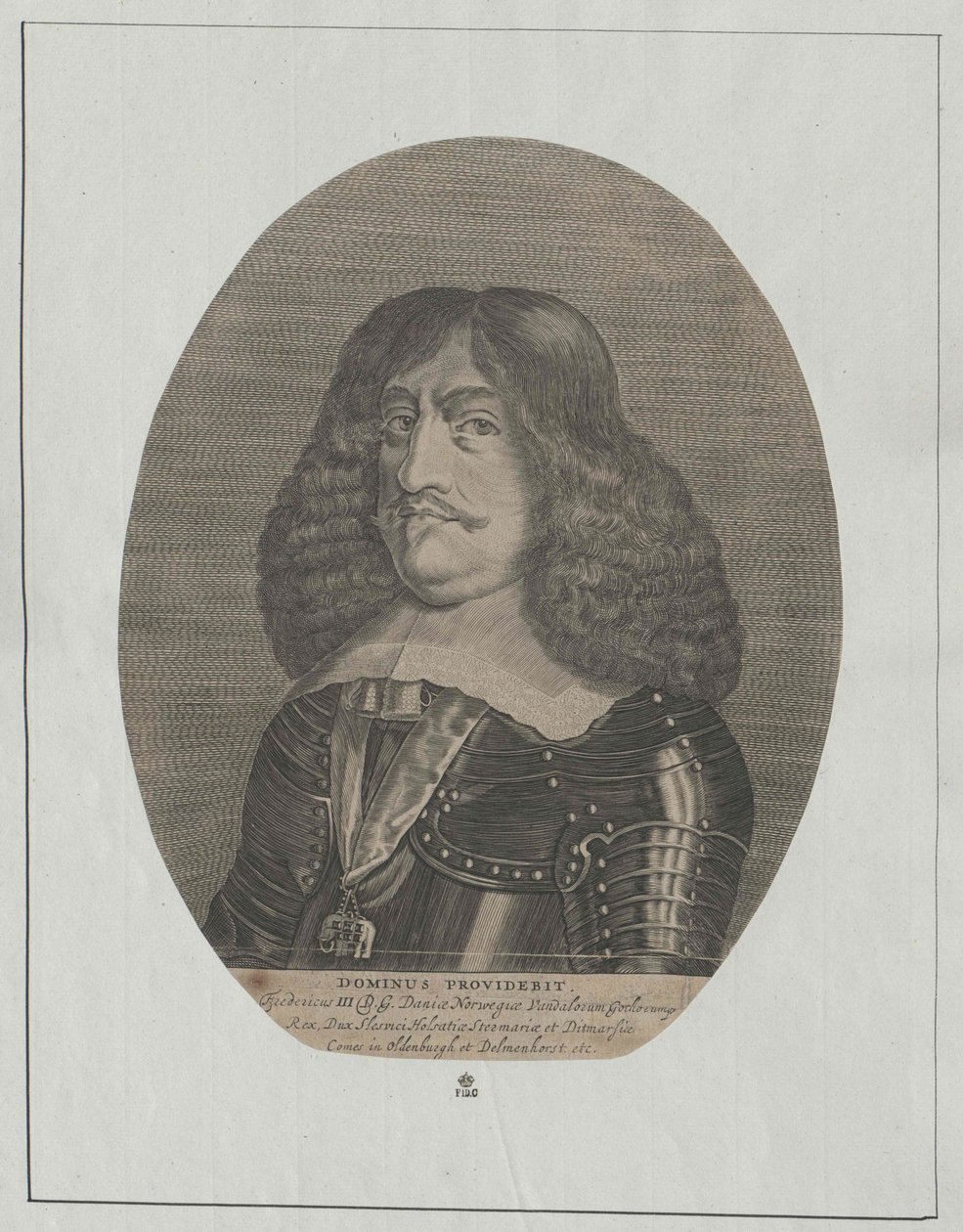 Dánský král Frederic III od Artist Unknown