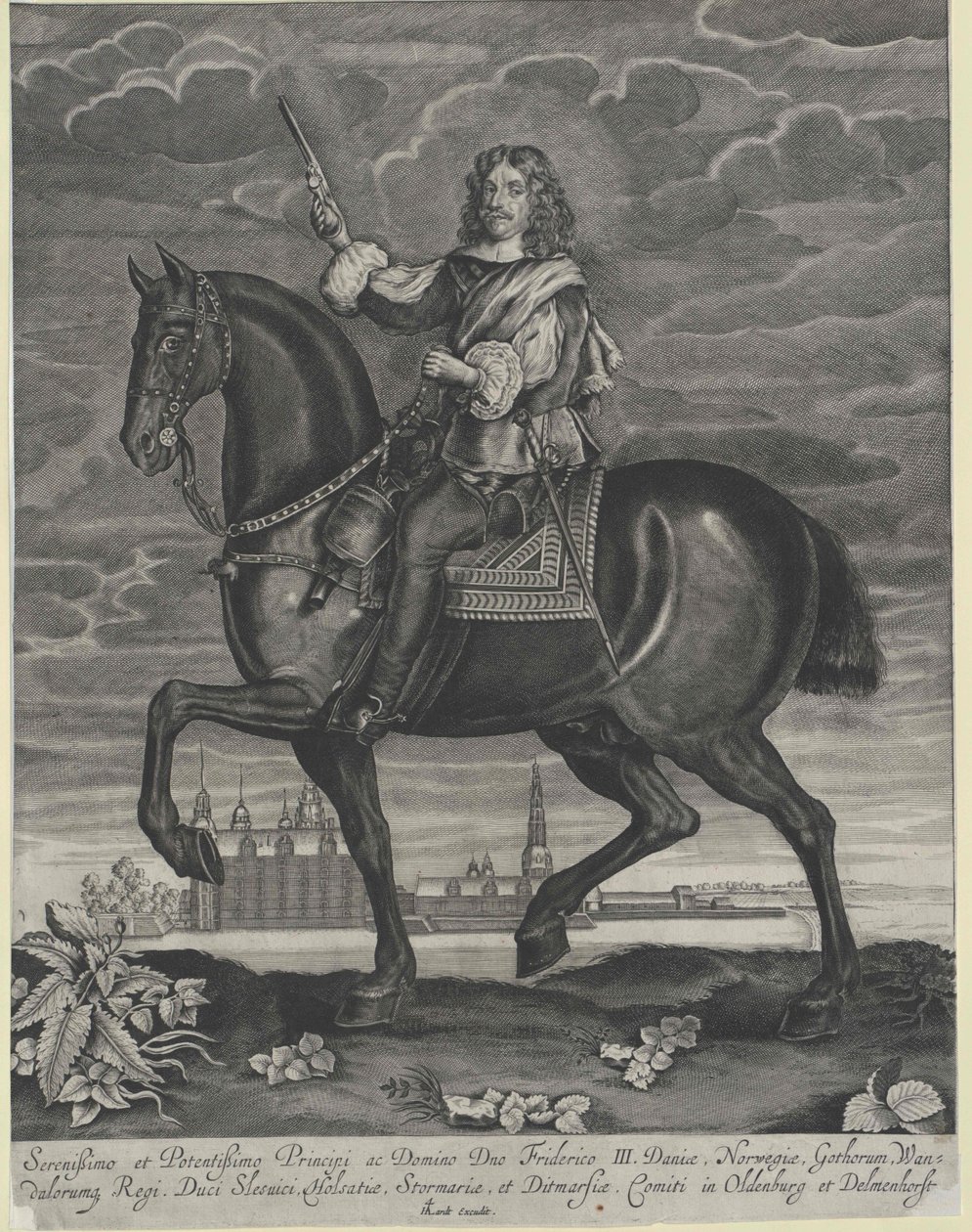 Dánský král Fridrich III. od Artist Unknown