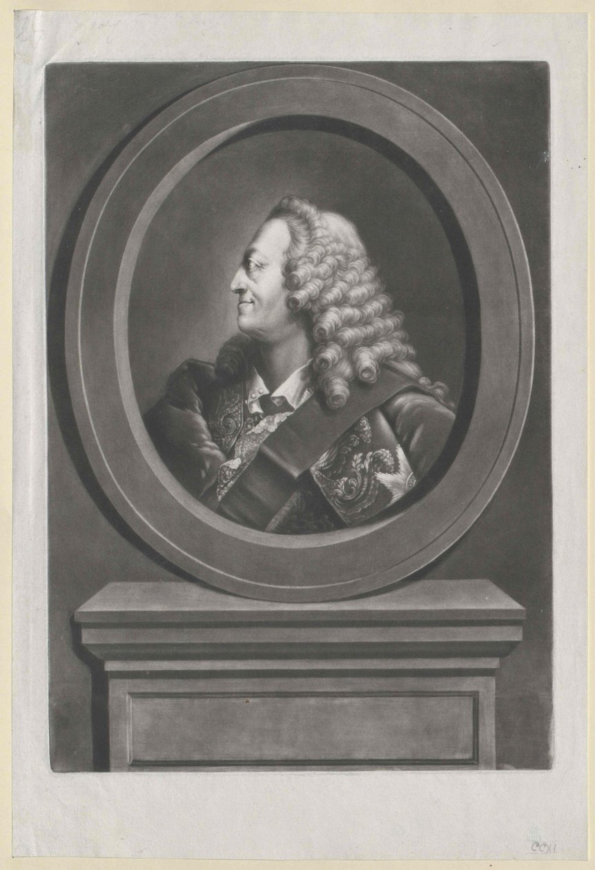 Anglický král Jiří II. od Artist Unknown