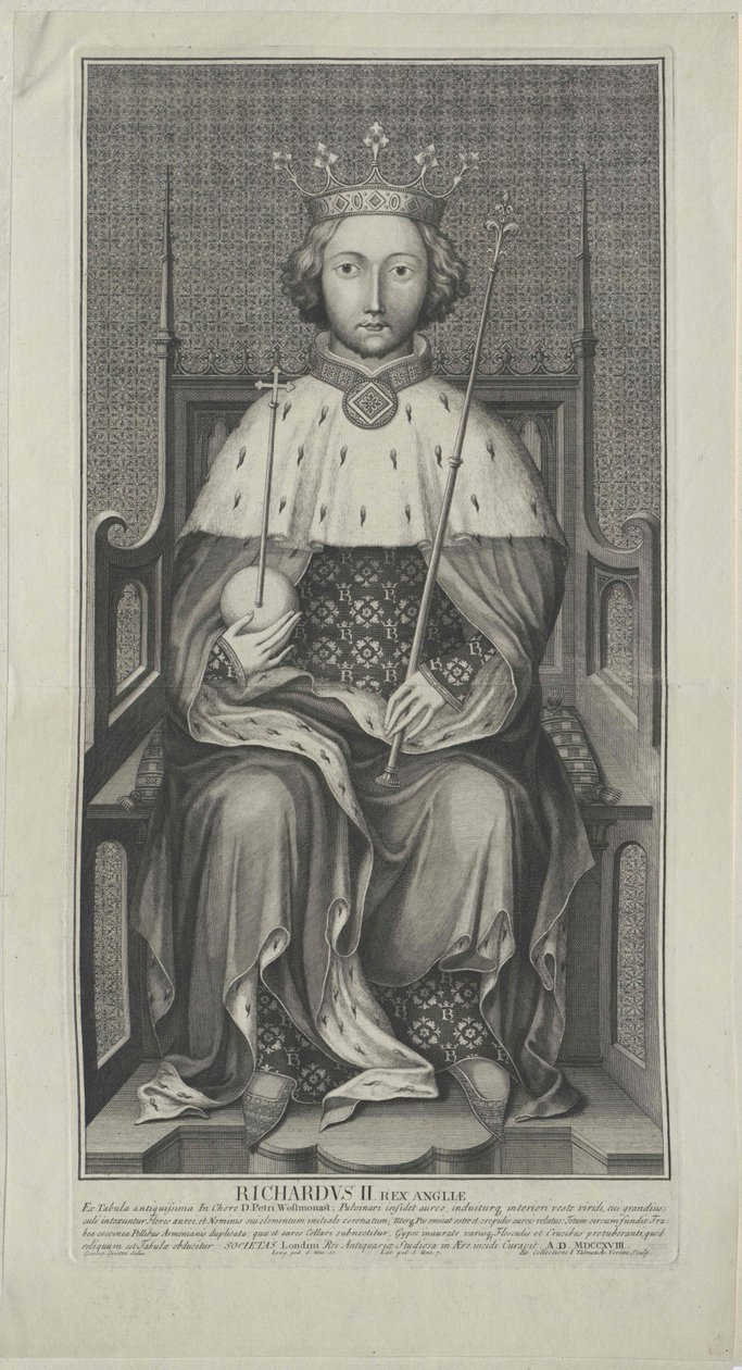 Anglický král Richard II. od Artist Unknown