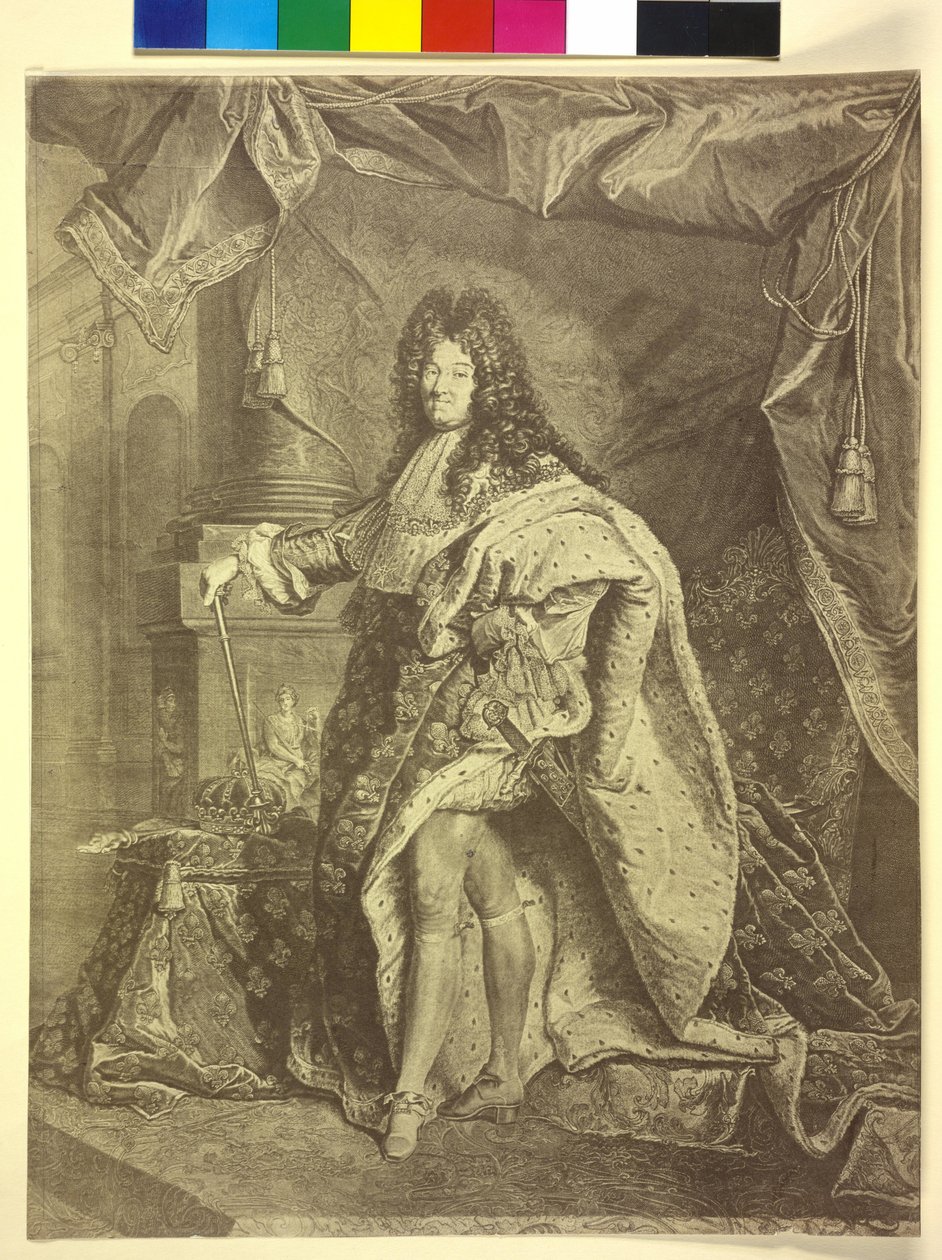 Francouzský král Ludvík XIV. od Artist Unknown