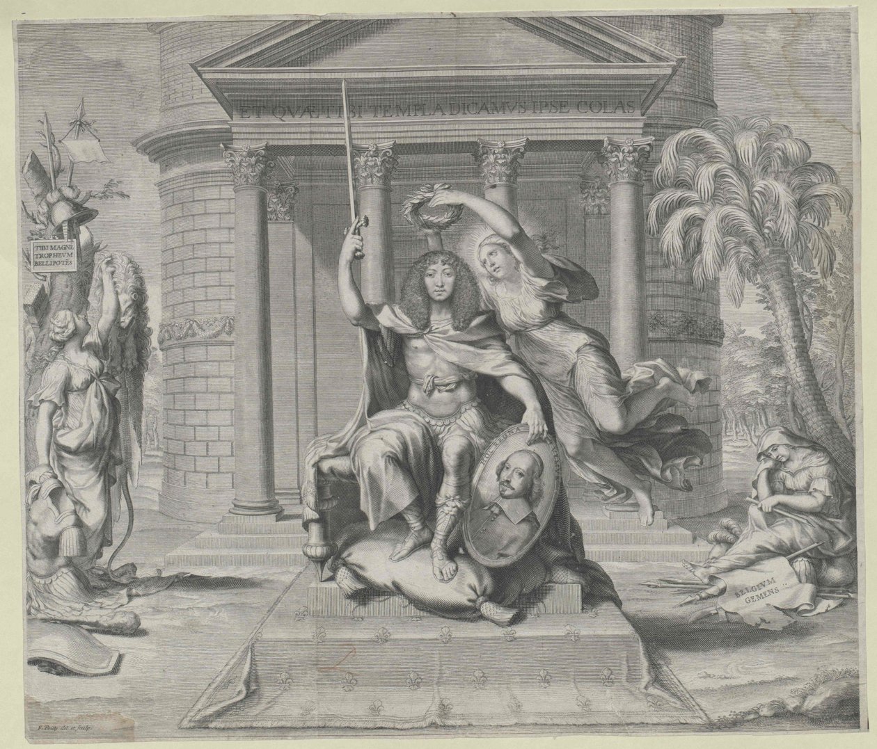 Francouzský král Ludvík XIV. od Artist Unknown