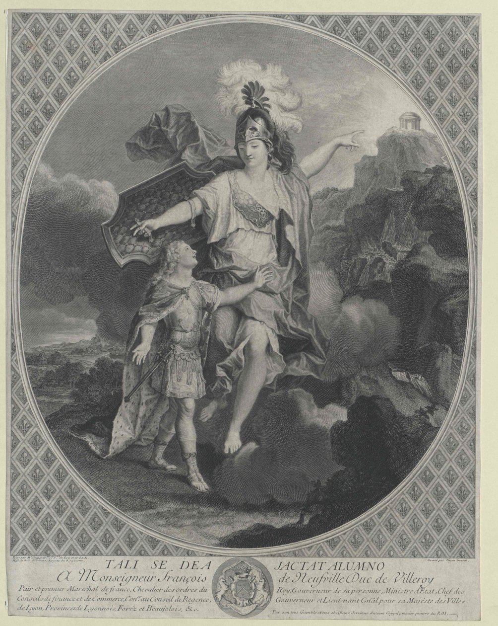 Francouzský král Ludvík XV. od Artist Unknown