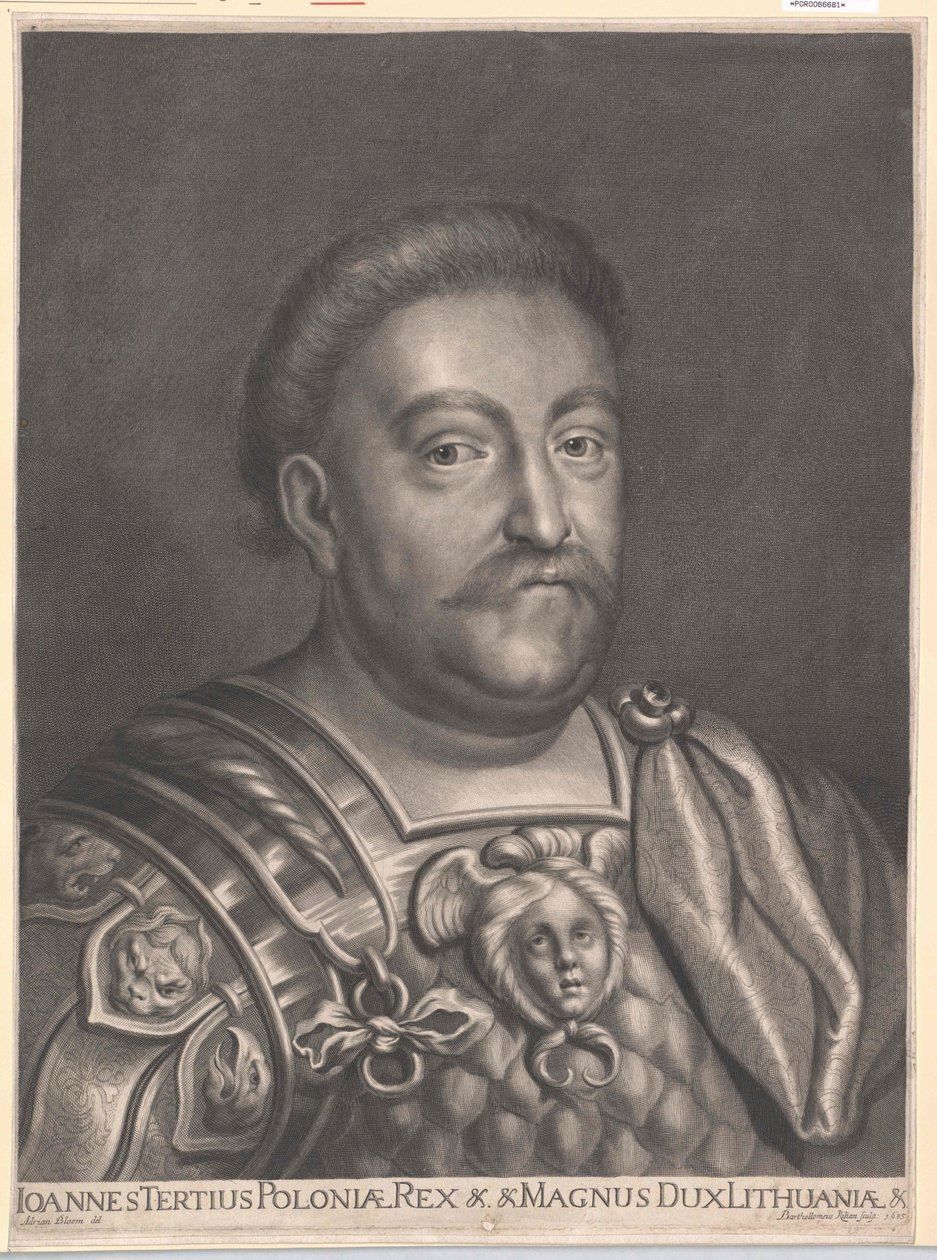 Polský král Johann III Sobieski (tisk) od Artist Unknown