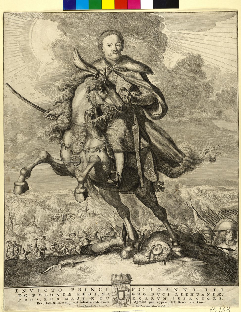 Polský král Johann III Sobieski od Artist Unknown