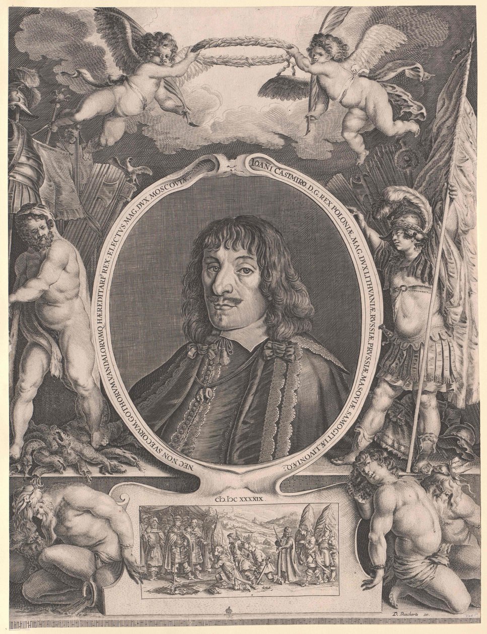 Polský král Jan II Kazimír od Artist Unknown