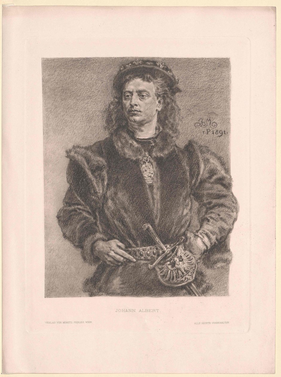 Polský král Johann I. Albrecht od Artist Unknown