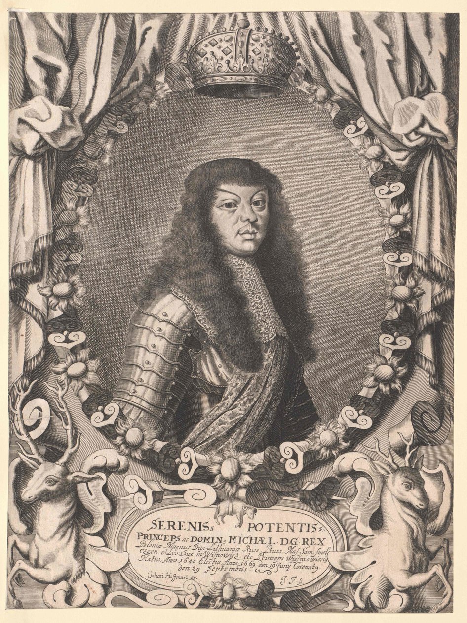 Polský král Michael Thomas Wiesniowiecz od Artist Unknown
