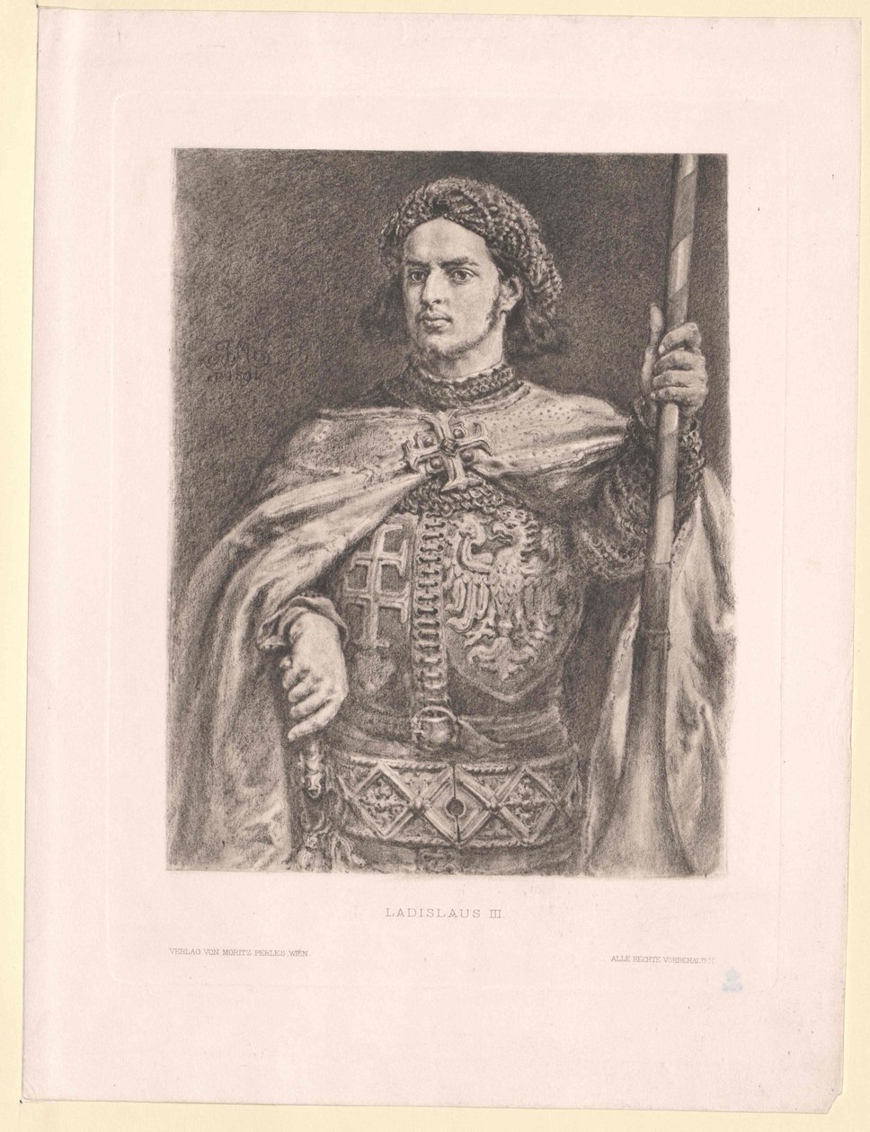 Polský král Vladislav III. od Artist Unknown
