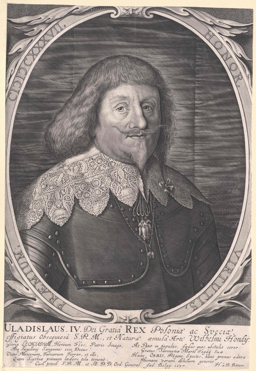 Polský král Vladislav IV Zikmund od Artist Unknown