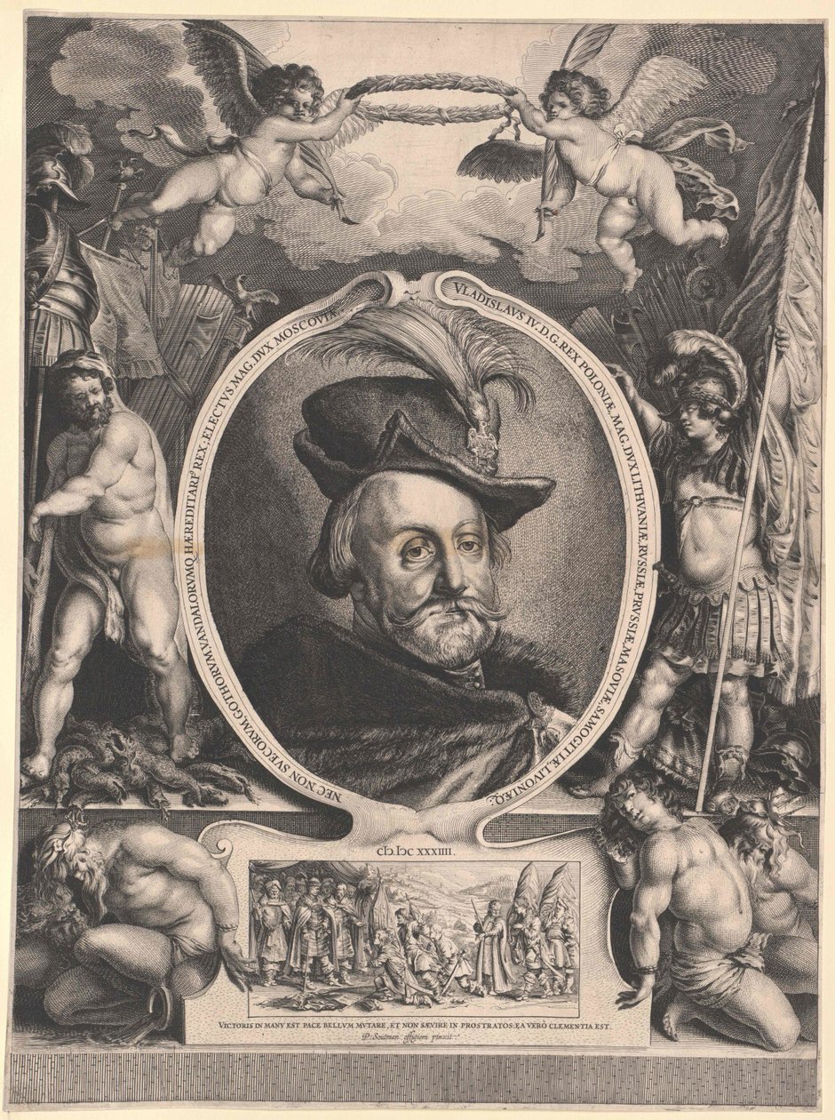 Polský král Vladislav IV Zikmund od Artist Unknown
