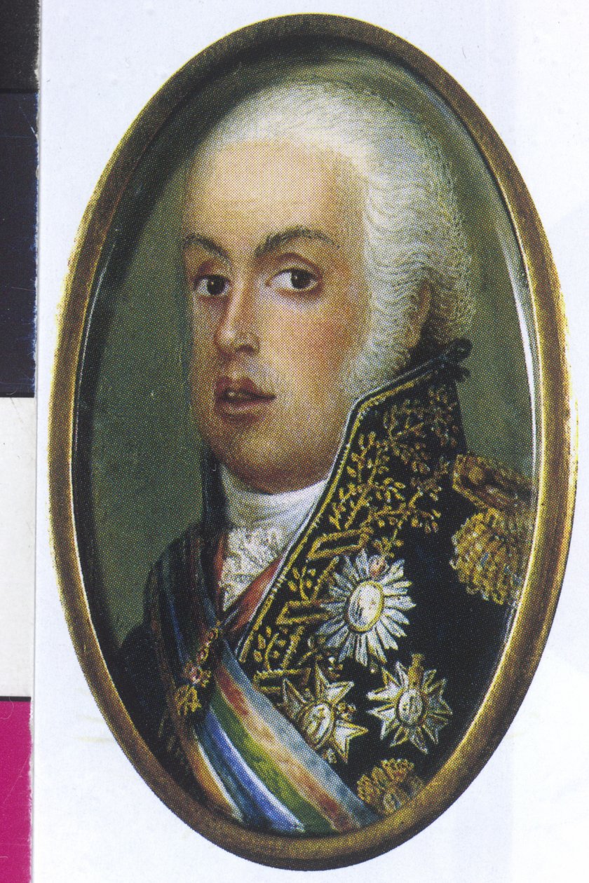 Portugalský král Johann VI od Artist Unknown