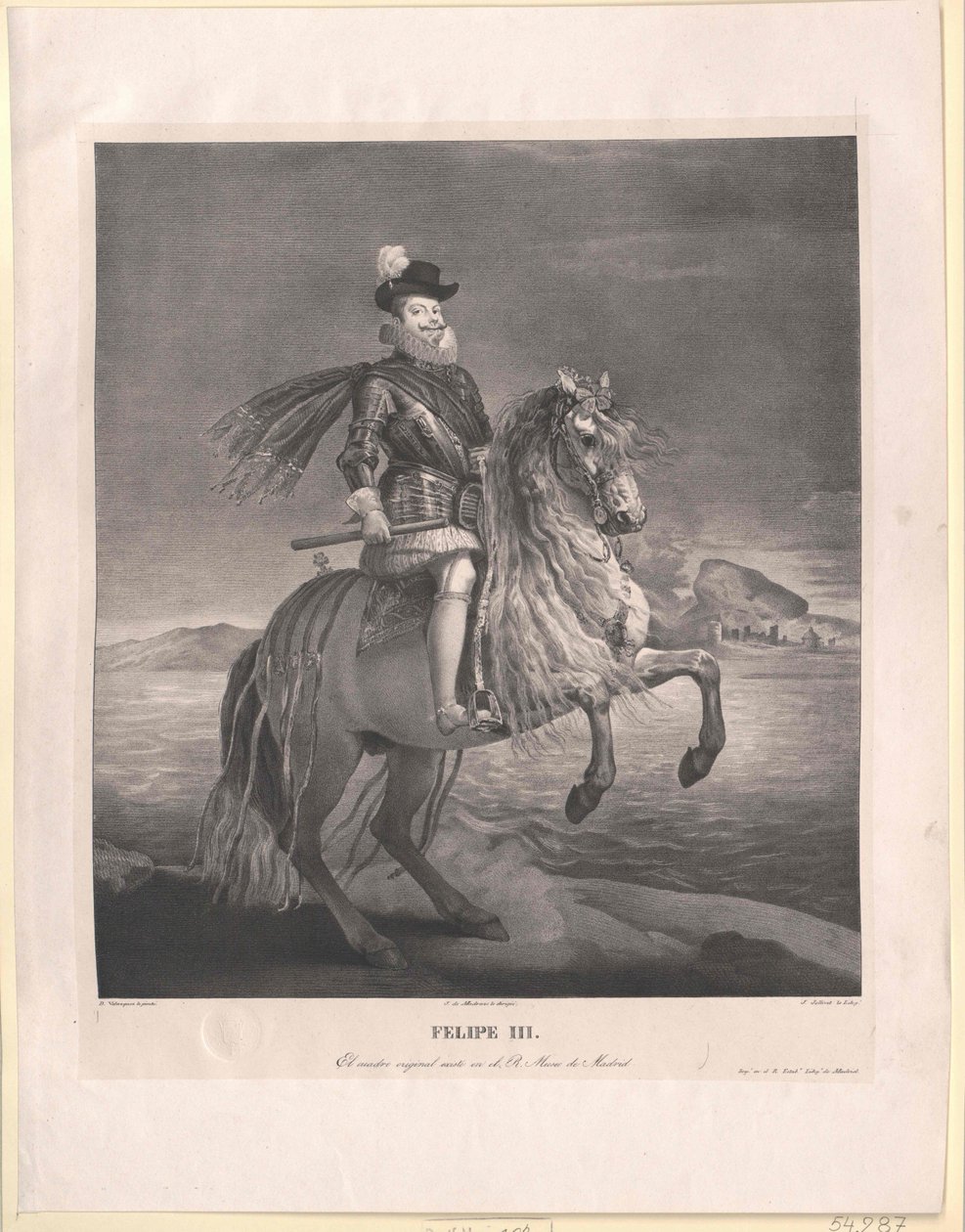 Španělský král Filip III. od Artist Unknown